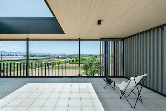 Quartier résidentiel NaturELLA : balcons avec vue sur la verdure