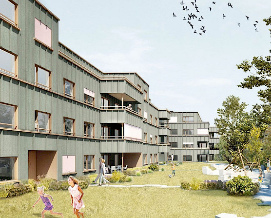 Référence Coopérative Thujastrasse, 500 m²