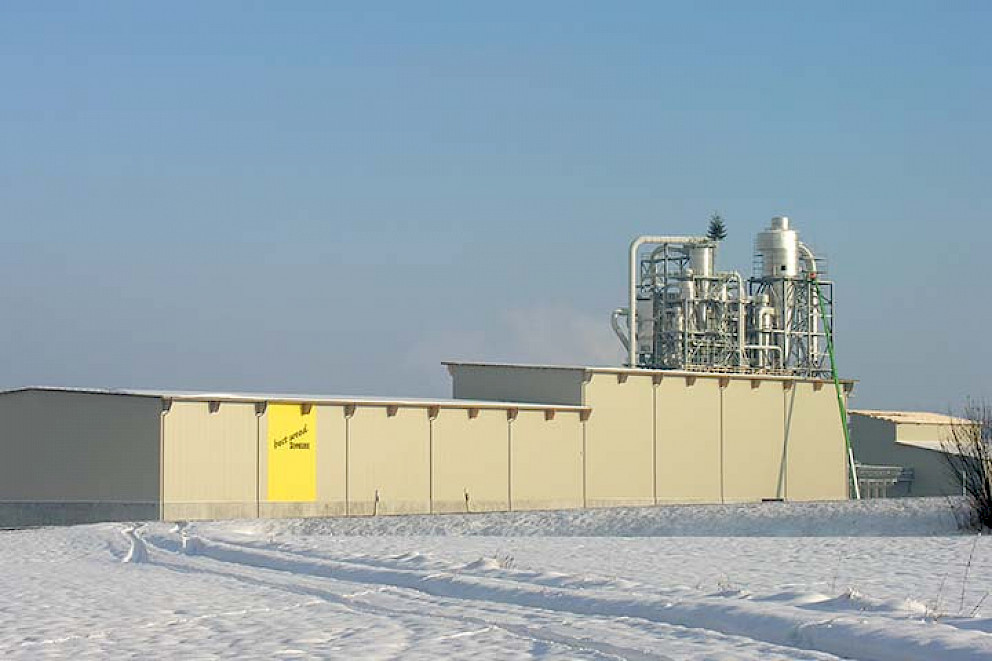 2011 - Mise en service de la nouvelle usine de production de panneaux d'isolation en fibres de bois