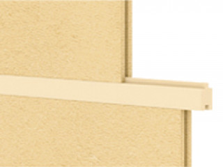 best wood Profilleisten Wand aus DUO Balken NSI