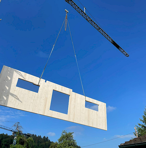 best wood CLT WAND - Vue industrielle